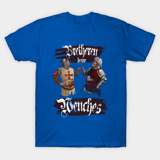 Bretheren Before Wenches T-Shirt by philtomato